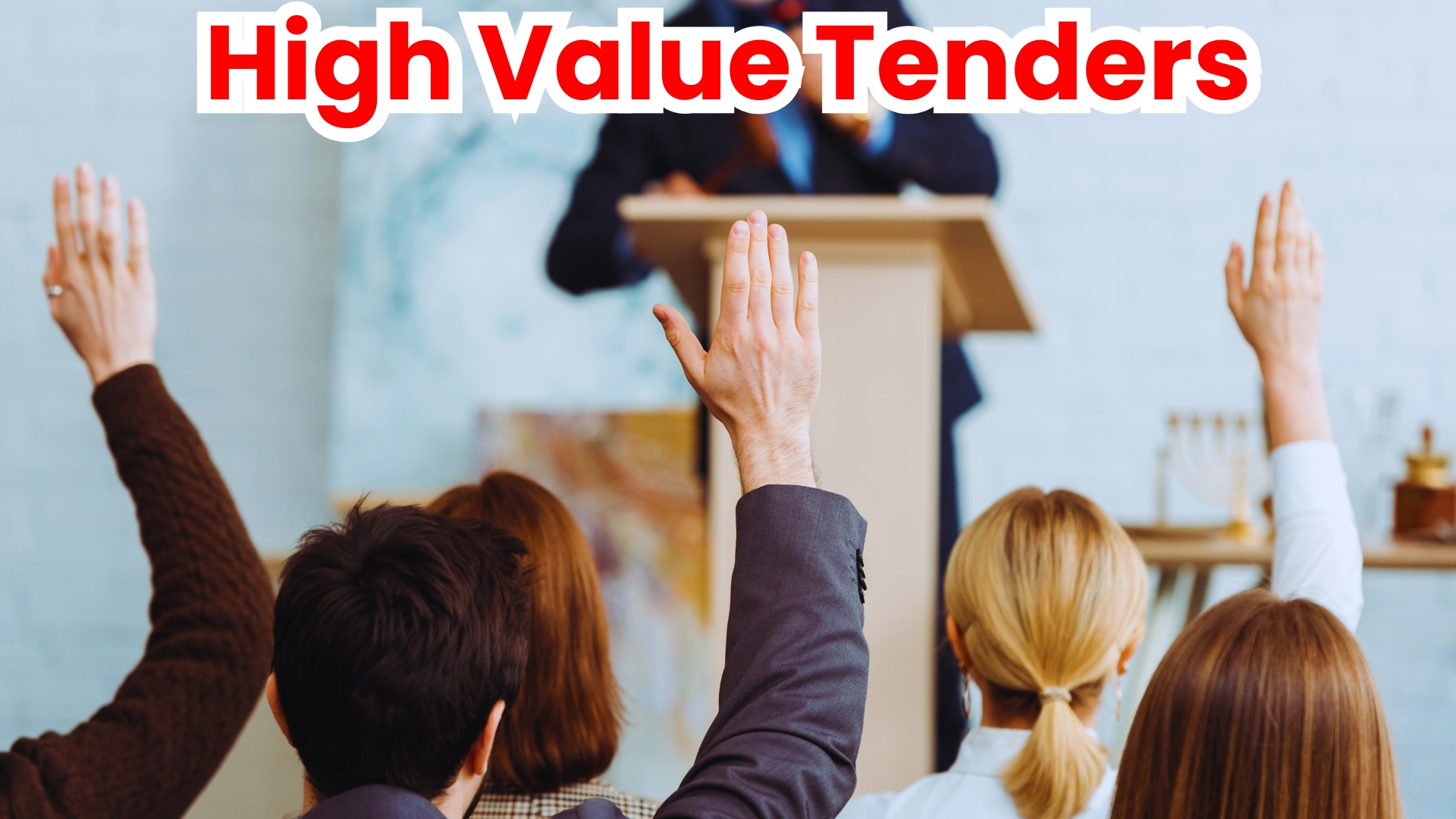 Screenshot of a high-value tender listing on a government portal in India